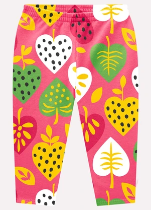 Kyly - Conjunto Infantil Menina Estampa Branco - KYLY