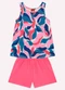 Kyly - Conjunto Infantil Menina Estampa Branco - variação: Branco