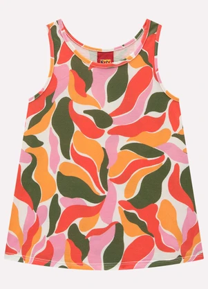 Kyly - Conjunto Infantil Menina Estampa Branco - KYLY