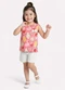 Kyly - Conjunto Infantil Menina Estampa Frutas Vermelho - variação: Vermelho