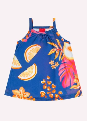 Kyly - Conjunto Infantil Menina Estampa Laranja - KYLY
