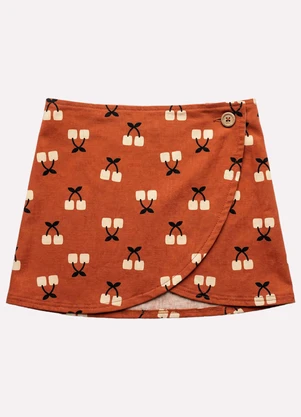 Kyly - Conjunto Infantil Menina Estampa Laranja - KYLY