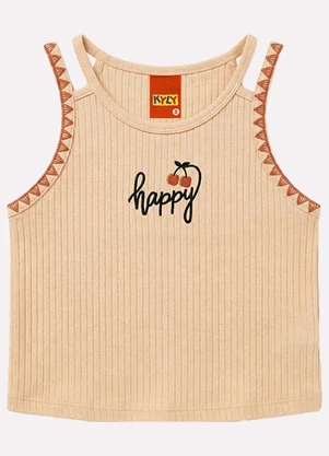 Kyly - Conjunto Infantil Menina Estampa Laranja - KYLY