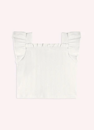 Nanai - Conjunto Infantil Menina Estampa Off White - NANAI