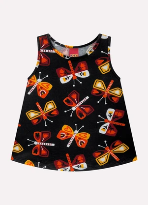 Kyly - Conjunto Infantil Menina Estampa Preto - KYLY