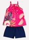 Kyly - Conjunto Infantil Menina Estampa Rosa - variação: Rosa