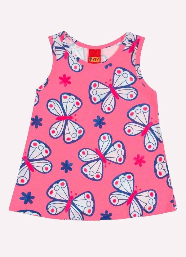 Kyly - Conjunto Infantil Menina Estampa Rosa 2