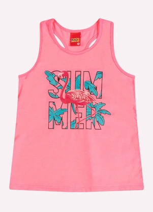 Kyly - Conjunto Infantil Menina Estampa Rosa - KYLY