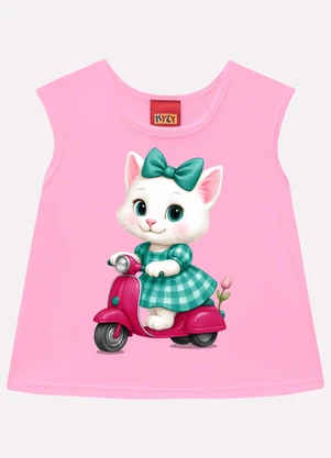 Kyly - Conjunto Infantil Menina Estampa Rosa - KYLY
