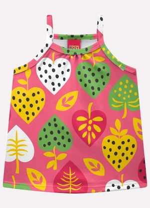 Kyly - Conjunto Infantil Menina Estampa Rosa - KYLY
