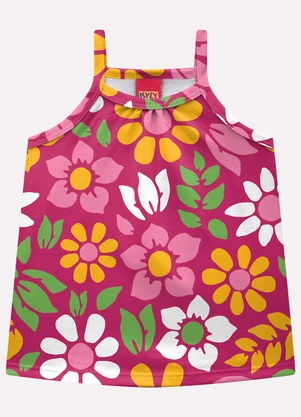 Kyly - Conjunto Infantil Menina Estampa Rosa - KYLY