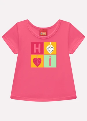 Kyly - Conjunto Infantil Menina Estampa Rosa - KYLY