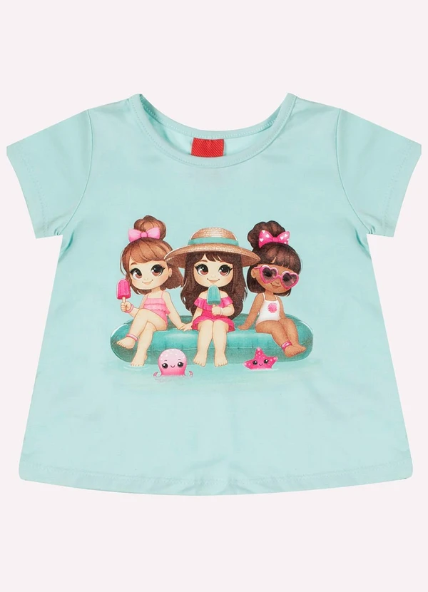 Kyly - Conjunto Infantil Menina Estampa Verde 2