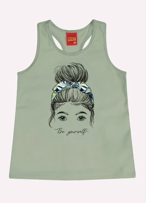 Kyly - Conjunto Infantil Menina Estampa Verde - KYLY