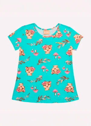 Milon - Conjunto Infantil Menina Estampa Verde - MILON