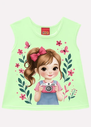 Kyly - Conjunto Infantil Menina Estampa Verde - KYLY
