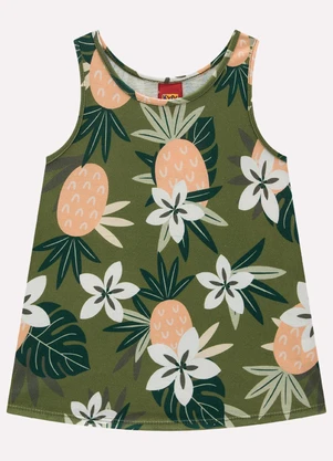 Kyly - Conjunto Infantil Menina Estampa Verde - KYLY