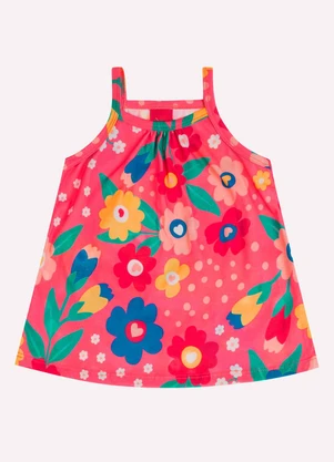 Kyly - Conjunto Infantil Menina Estampa Vermelho - KYLY