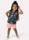 Kyly - Conjunto Infantil Menina Estampado Azul Marinho - variação: Azul Marinho