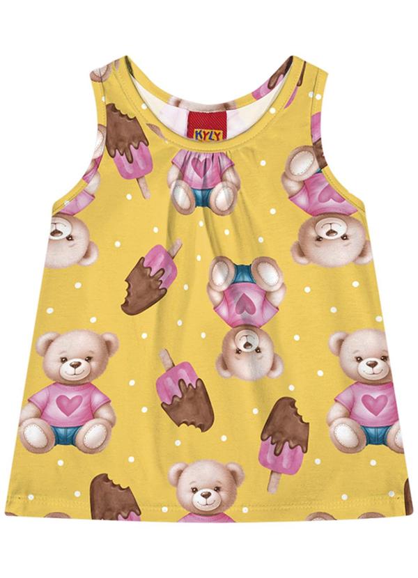 Kyly - Conjunto Infantil Menina Estampado Azul 3