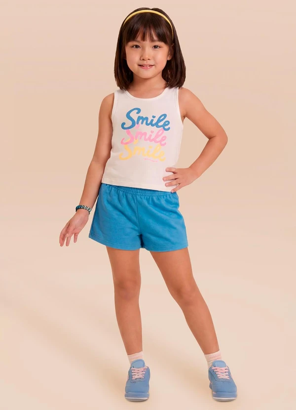 Brandili - Conjunto Infantil Menina Estampado com Glitter