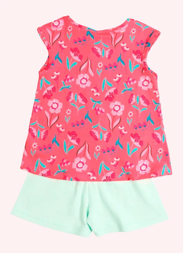 Kyly - Conjunto Infantil Menina Estampado Pink 2