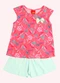Kyly - Conjunto Infantil Menina Estampado Azul Marinho - variação: Pink