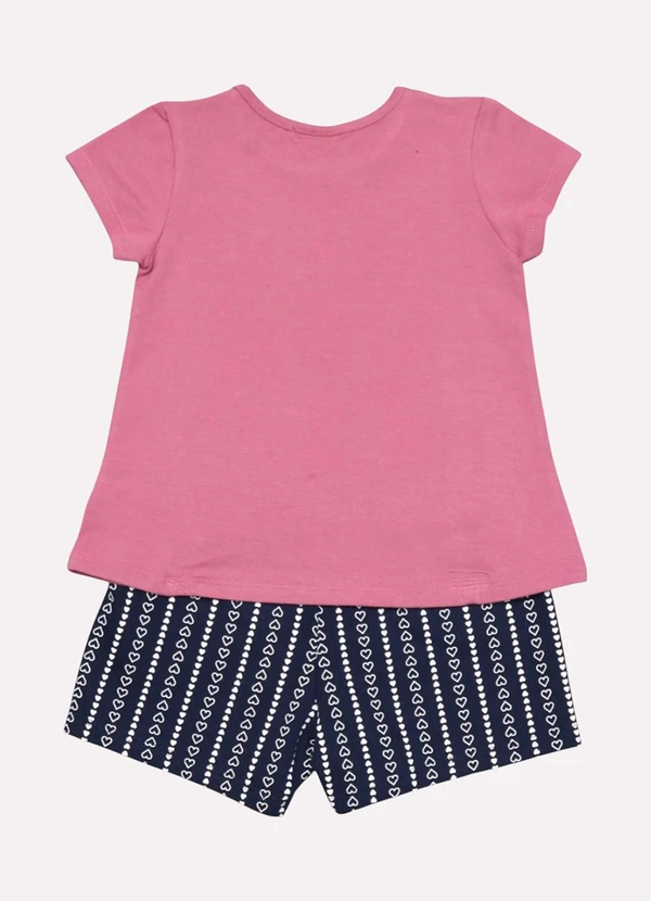 Kyly - Conjunto Infantil Menina Estampado Rosa 3