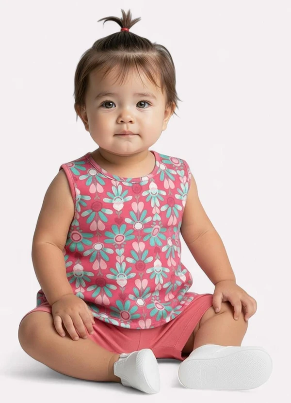 Kyly - Conjunto Infantil Menina Estampado Rosa 2