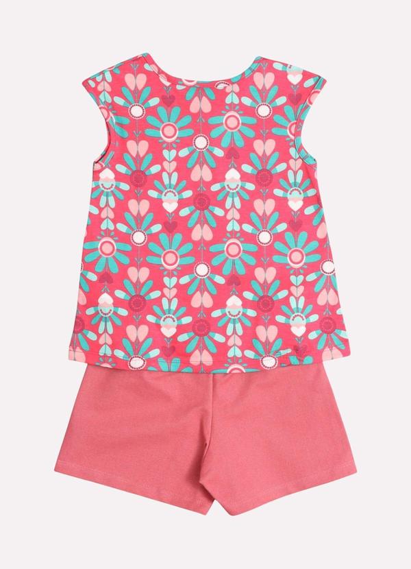 Kyly - Conjunto Infantil Menina Estampado Rosa 3