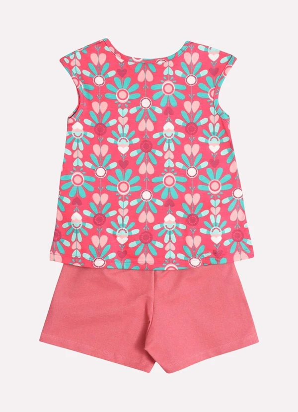 Kyly - Conjunto Infantil Menina Estampado Rosa 3