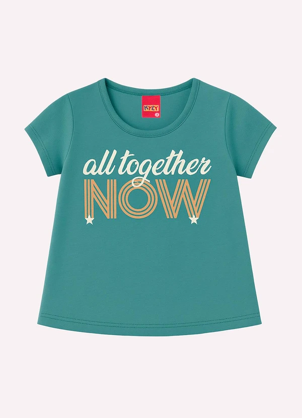 Kyly - Conjunto Infantil Menina Estampado Verde 2