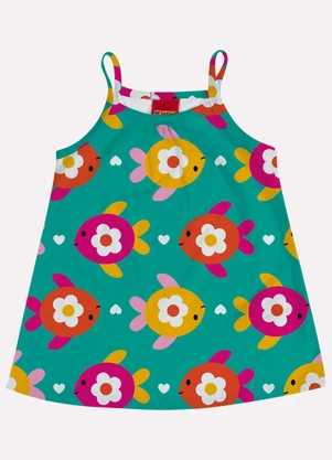 Kyly - Conjunto Infantil Menina Estampado Verde - KYLY