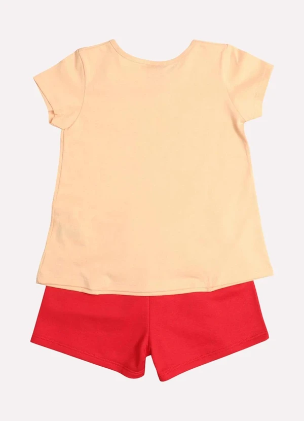 Kyly - Conjunto Infantil Menina Flamingo Laranja 3