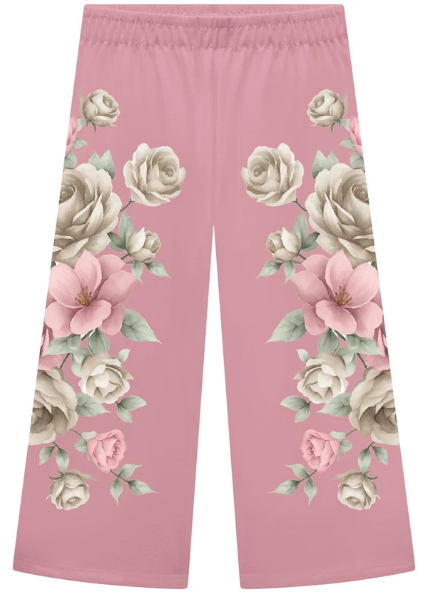 Milon - Conjunto Infantil Menina Flor Off White 3