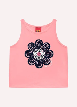 Kyly - Conjunto Infantil Menina Flor Rosa - KYLY