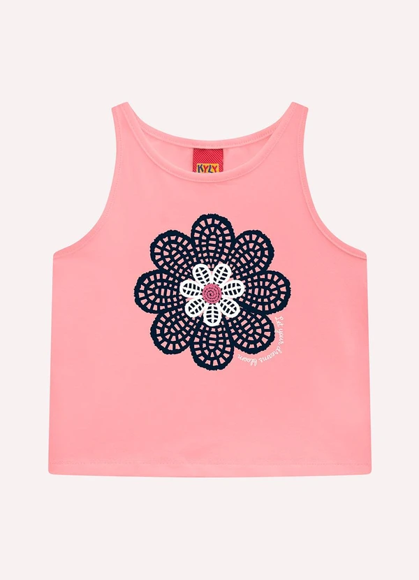 Kyly - Conjunto Infantil Menina Flor Rosa 2