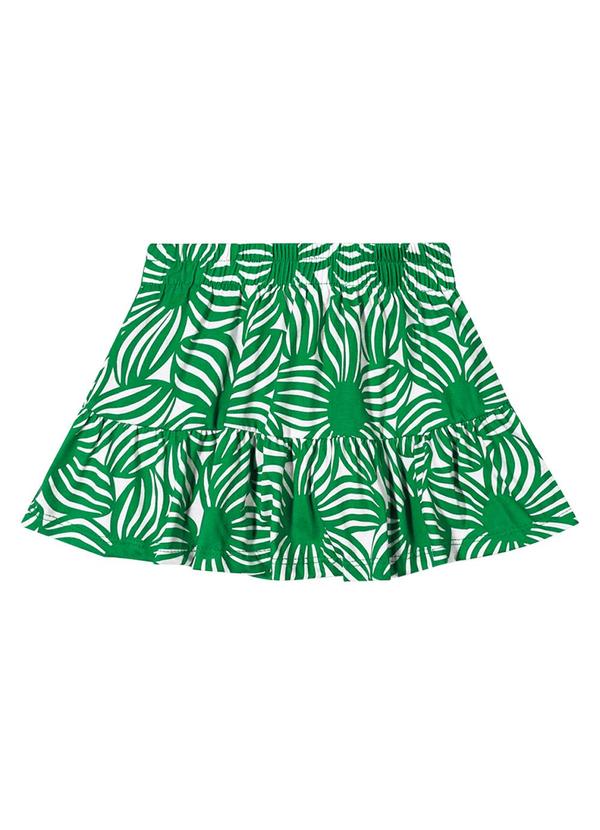 Kyly - Conjunto Infantil Menina Flor Verde 3