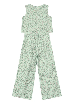 Mundi - Conjunto Infantil Menina Floral Azul - MUNDI