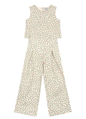 Brandili Mundi - Conjunto Infantil Menina Floral Natural - BRANDILI MUNDI