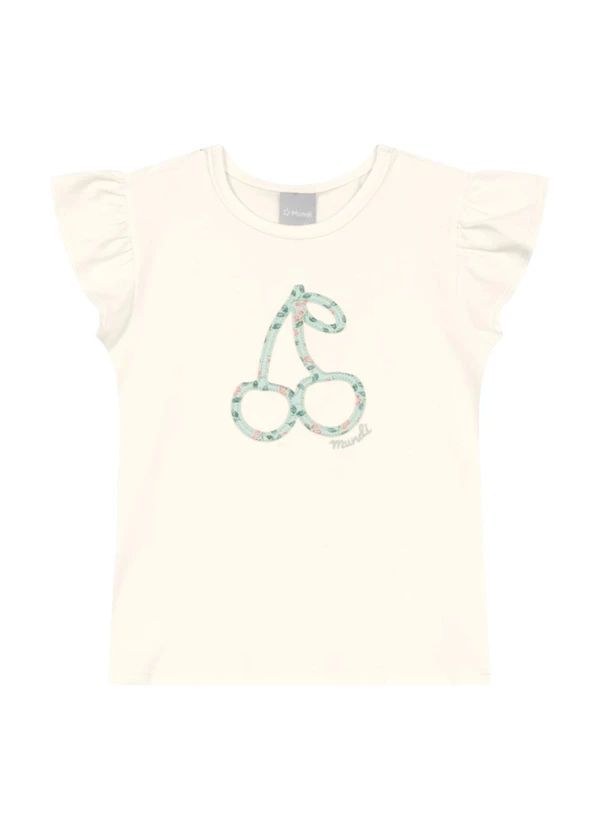 Brandili Mundi - Conjunto Infantil Menina Floral Natural 2