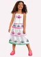 Nanai - Conjunto Infantil Menina Flores Branco - variação: Branco