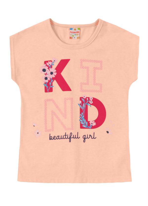 Brandili - Conjunto Infantil Menina Flores Laranja 3