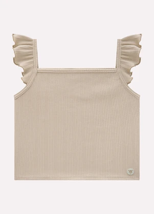 Conjunto Infantil Menina Flores Milon (Bege) - MILON
