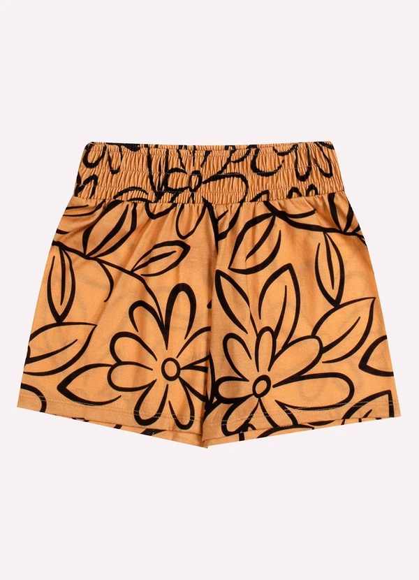 Kyly - Conjunto Infantil Menina Flores Preto 3