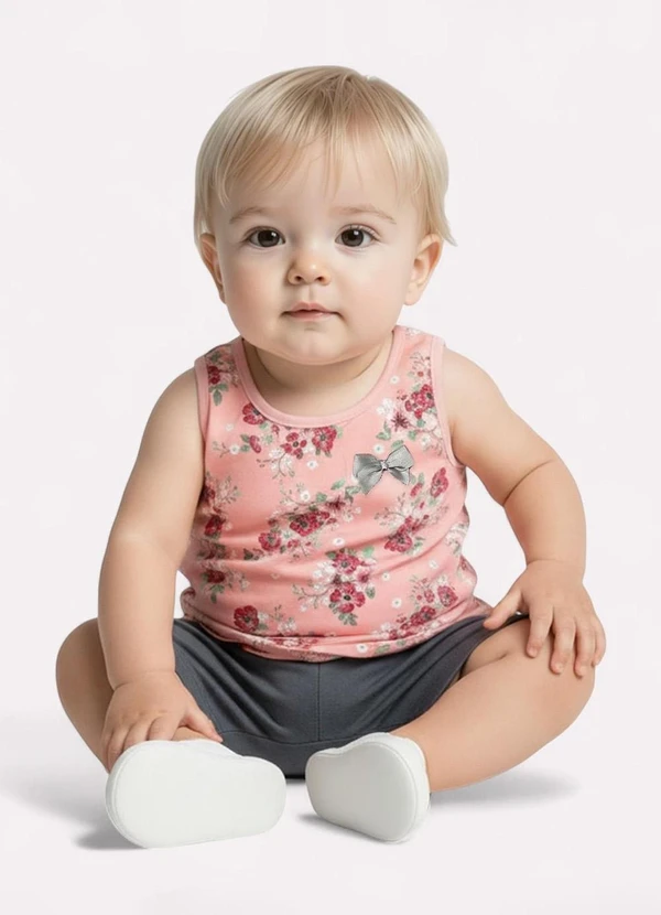 Kyly - Conjunto Infantil Menina Flores Rosa 2