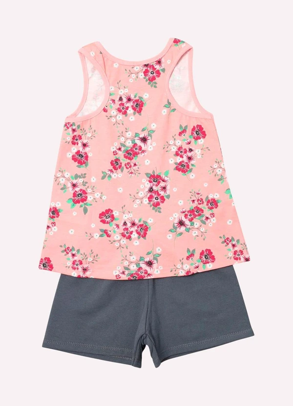Kyly - Conjunto Infantil Menina Flores Rosa 3