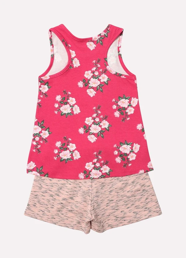 Kyly - Conjunto Infantil Menina Flores Rosa 3