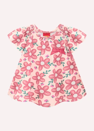 Kyly - Conjunto Infantil Menina Flores Rosa - KYLY