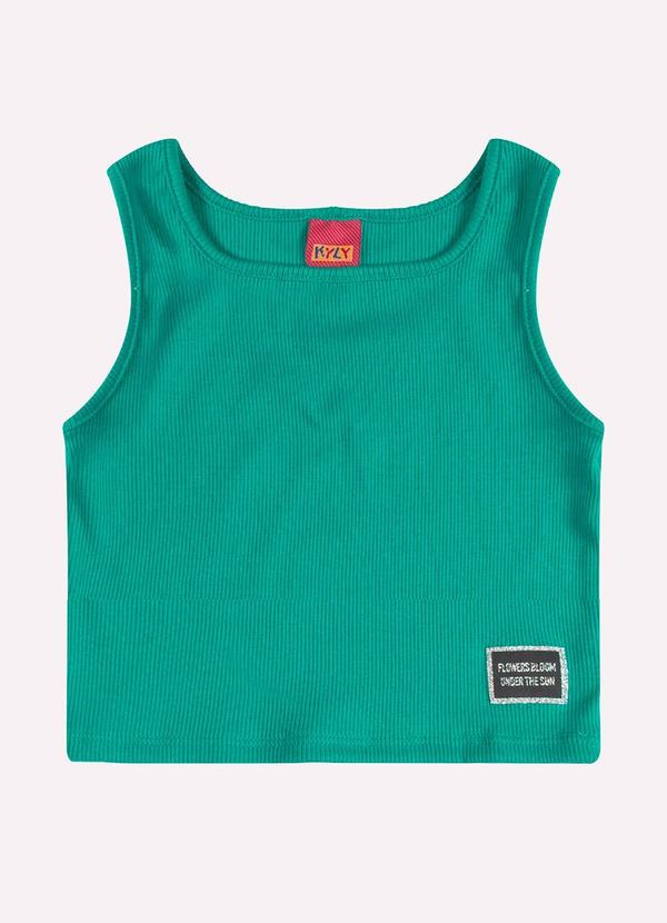Kyly - Conjunto Infantil Menina Flores Verde 2